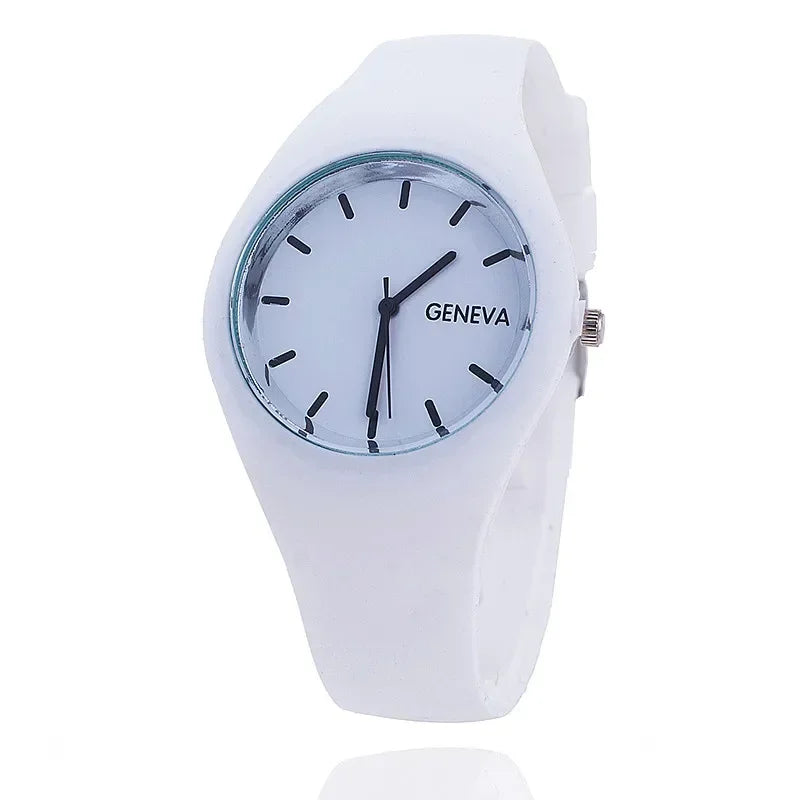 Reloj de cuarzo de silicona tipo gelatina