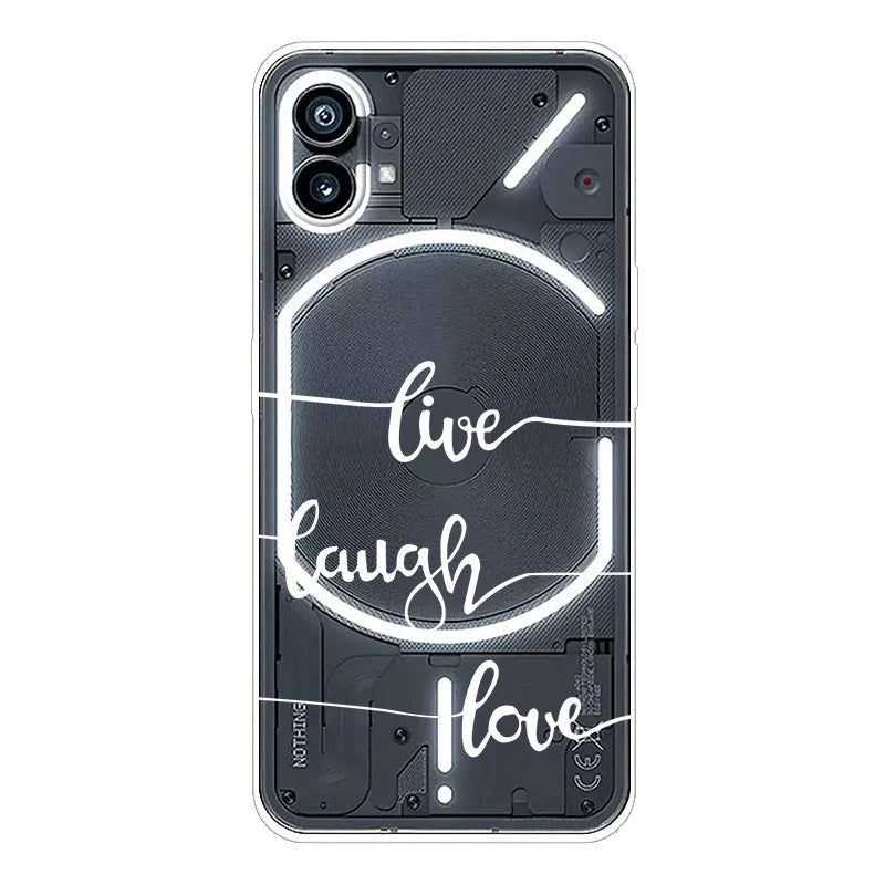 Case for Nothing Phone 1 Cover Transparent Soft TPU Silicone Cases for Nothing Phone One Phone 1 Clear Coque Cute Phone1 2022