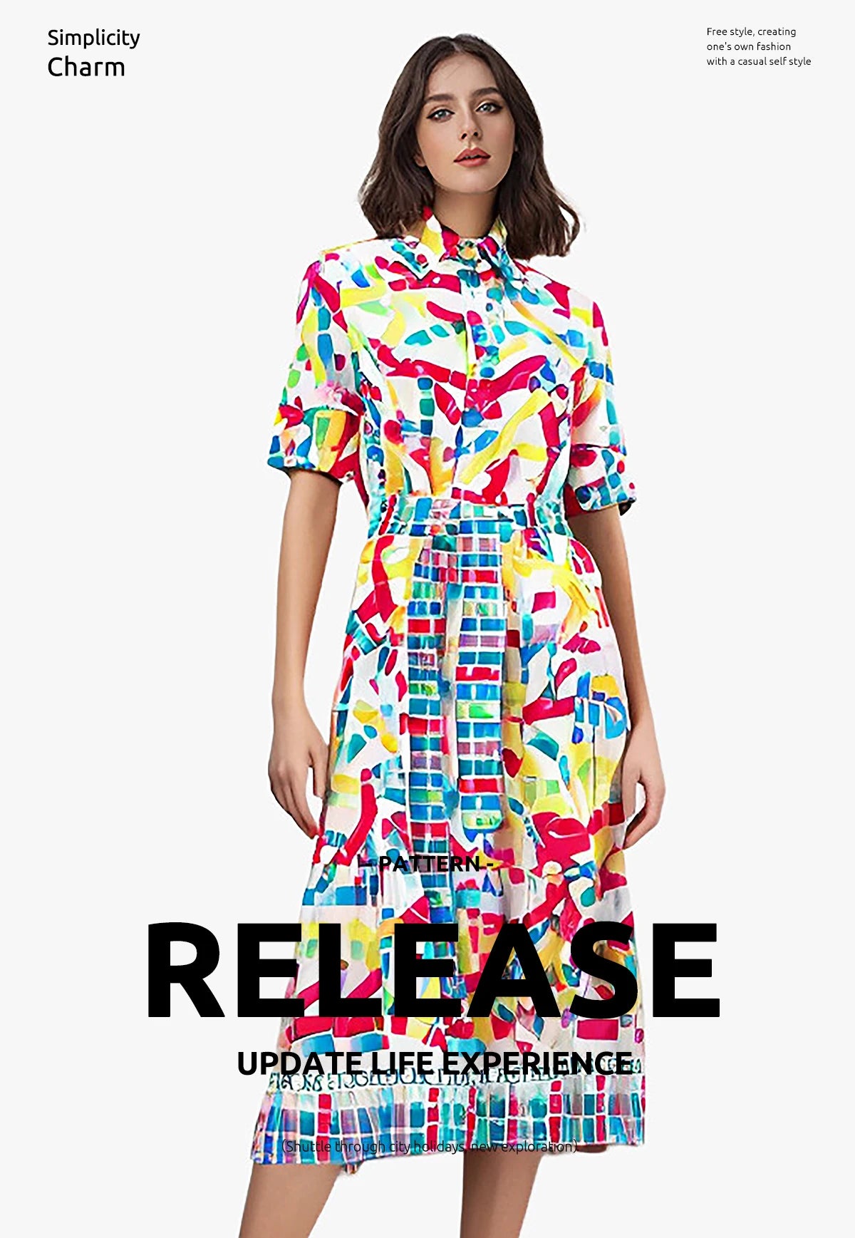 Women's Dress Popular High End Elegant Versatile Female Long Dress Fashionable Colorful Tie Up Design Ladies Commuter Dresses