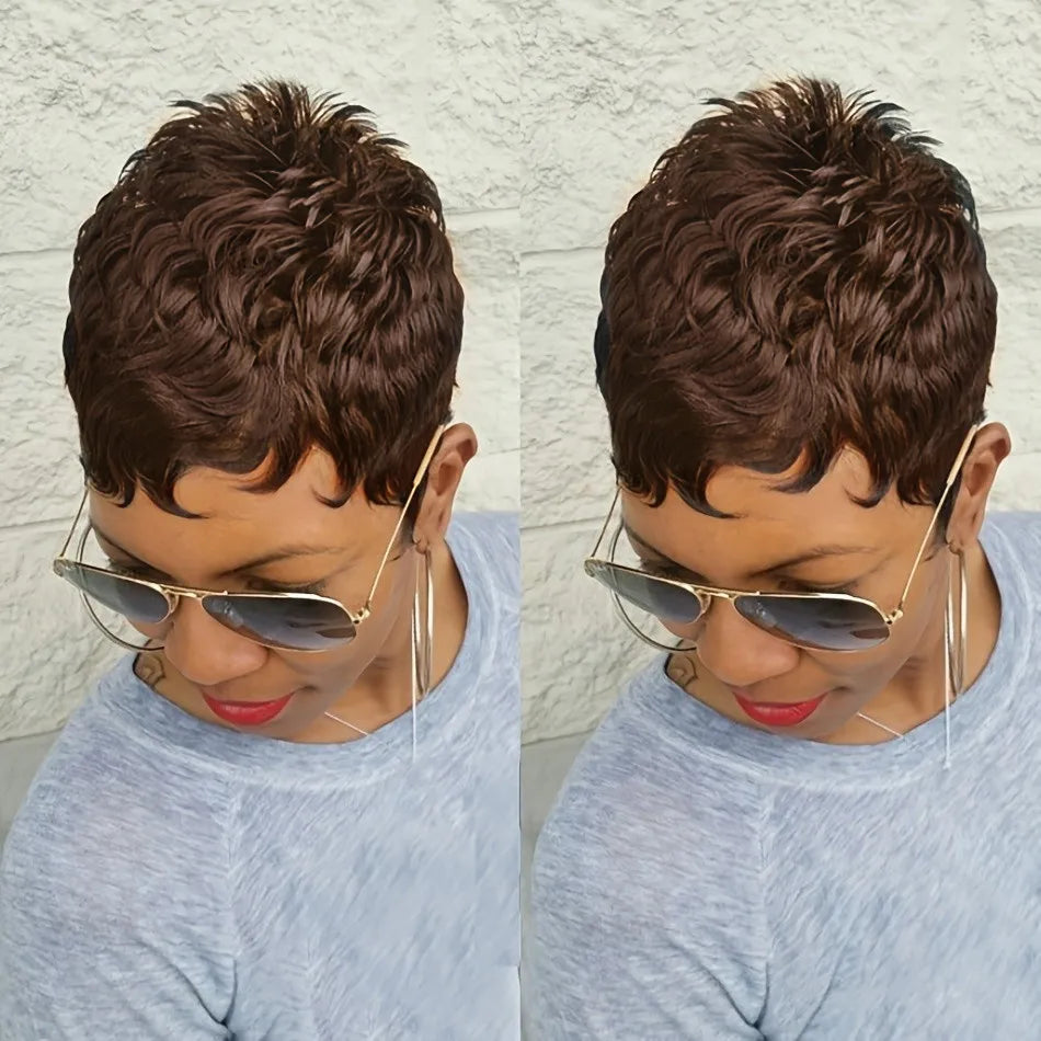 Pixie Human Hair Wig
