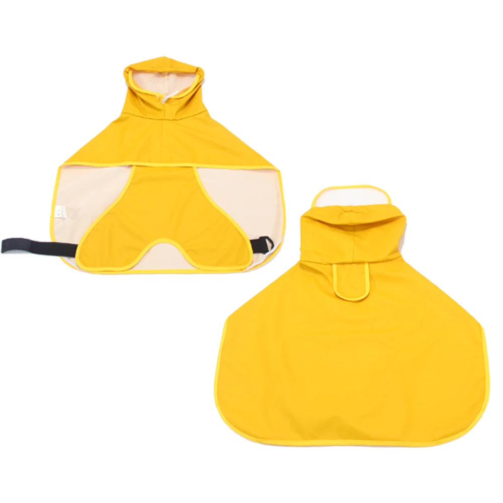 Dog Raincoat Full Coverage Belly Protection for Breeds like Shiba Inu Husky Border Collie Golden Retriever Alaskan Malamute