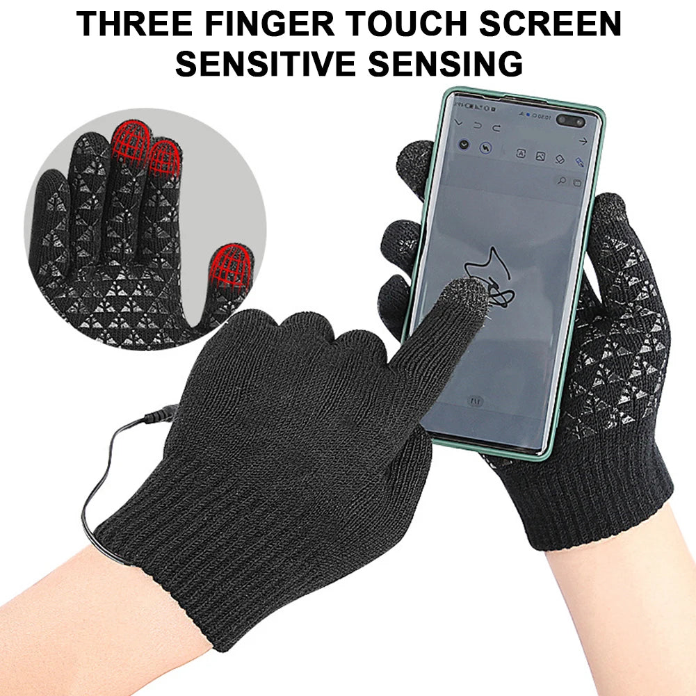 Guantes calefactables USB