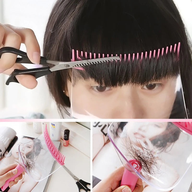 Professional Barber Hair Trimmer DIY Styling Tools Haircut Bangs Comb Hairdressing Hair Cutting Trimming Combs With Handle