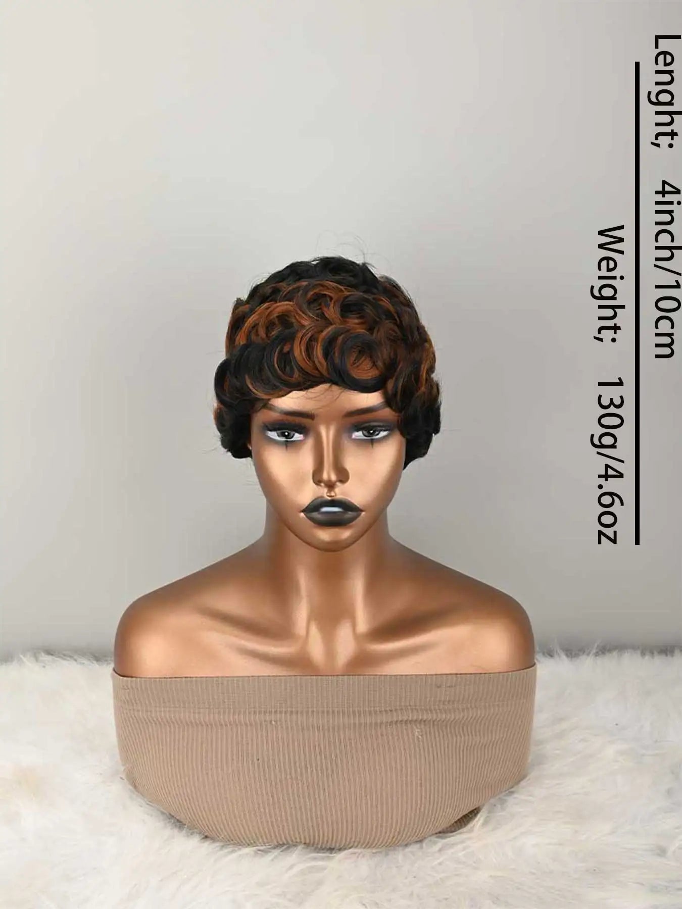 Short Pixie Wigs Short Curly Pixie Wigs Synthetic Wigs Natural Wavy Pixie Cut Wig Short Curly Layered Pixie Wig