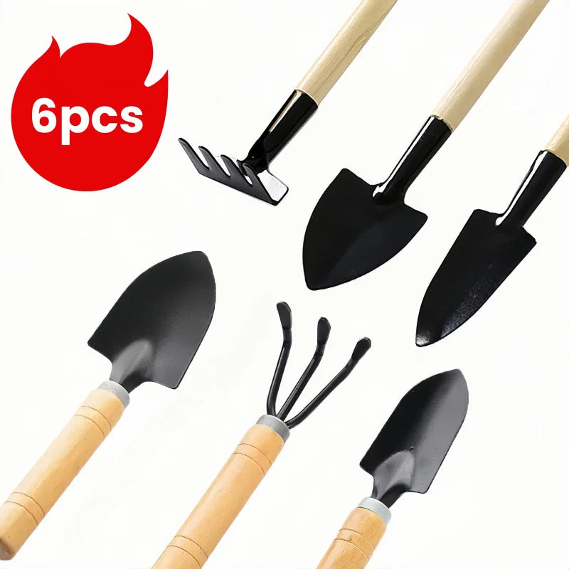 6pcs Gardening Tools for Home Use, Suitable for Growing Vegetables, Enhancing Garden Aesthetics Arranging Potted Plants Small Sh