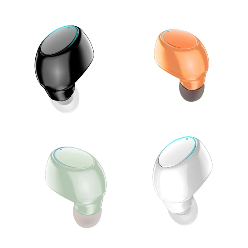 Mini 5.0 Bluetooth Wireless Earphones Sports Gaming Headset with Microphone Handsfree Stereo Earbuds for Gaming And Music
