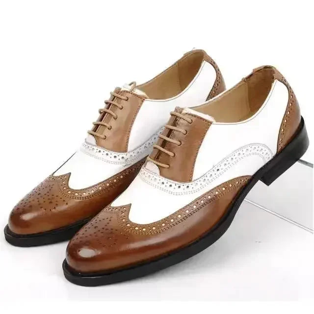 Designer's Classic Men's Formal Shoes, Lace Up Shoes, Plus Size Pointed Business Casual Comfortable Men's Wedding Formal Shoes