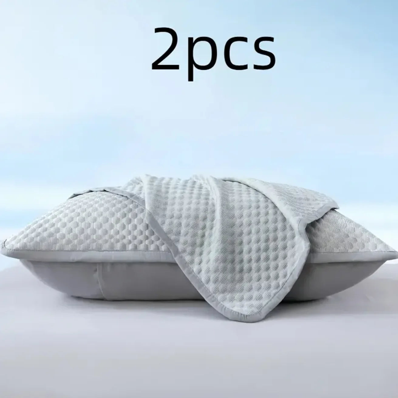 2PCS Cooling Pillowcases, Soft, Breathable Bedding for Summer Comfort, Elegant Patterns, Machine Washable Summer Pillowcase