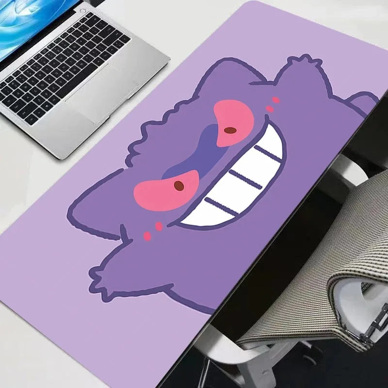 Large Gaming Mousepad P-pokemon Gengar Gifts Soft Mousepads  Desk Pads for PC Keyboard Mats Table Rug 900x400 Computer Mousepad