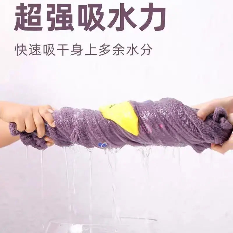 Toalla de baño: Vestido de baño de 580g de grosor para uso doméstico, lavable y envolvente para mujeres adultas con cierre ajustable, suave y absorbente