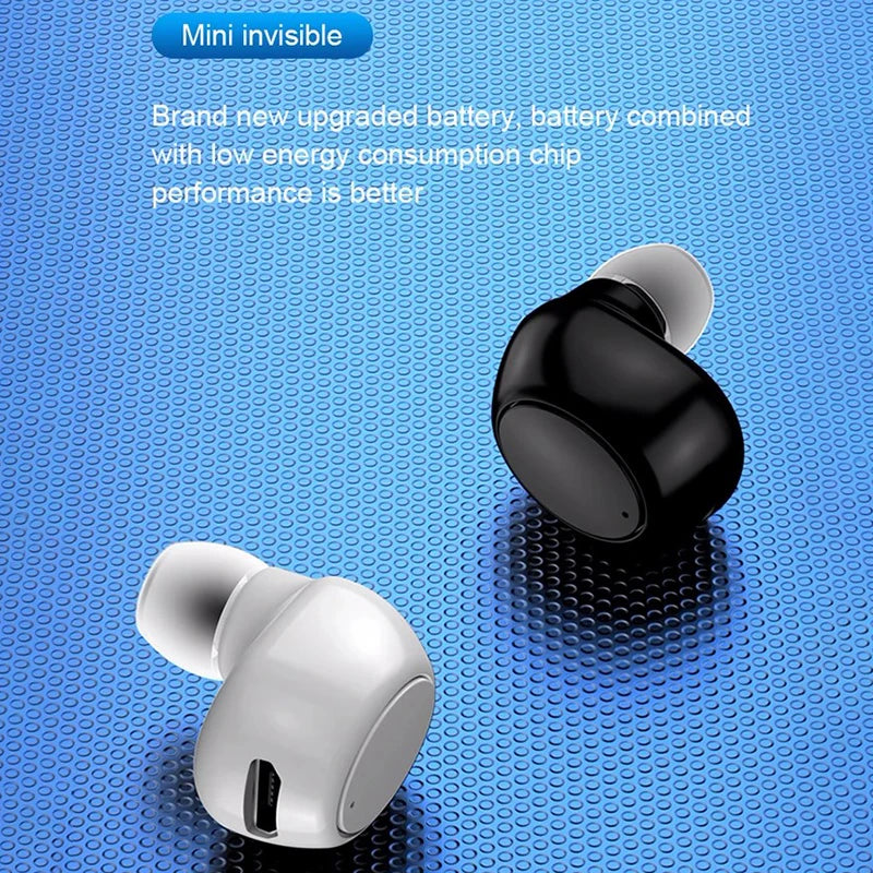 Mini 5.0 Bluetooth Wireless Earphones Sports Gaming Headset with Microphone Handsfree Stereo Earbuds for Gaming And Music