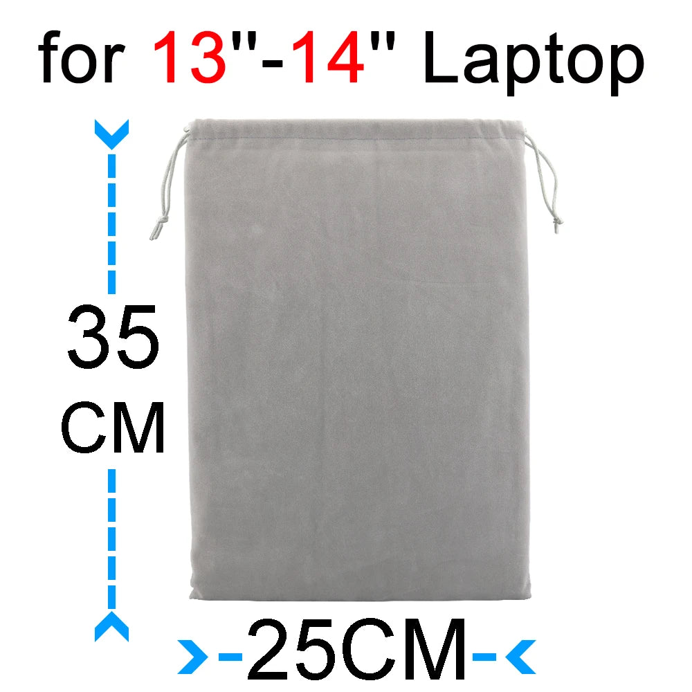 Laptop-veske til MacBook 14 13 12 11 tommer, grå veske, håndveskeinnlegg, til HP, til iPad, til bærbar PC, til Huawei, til Surface, til nettbrett