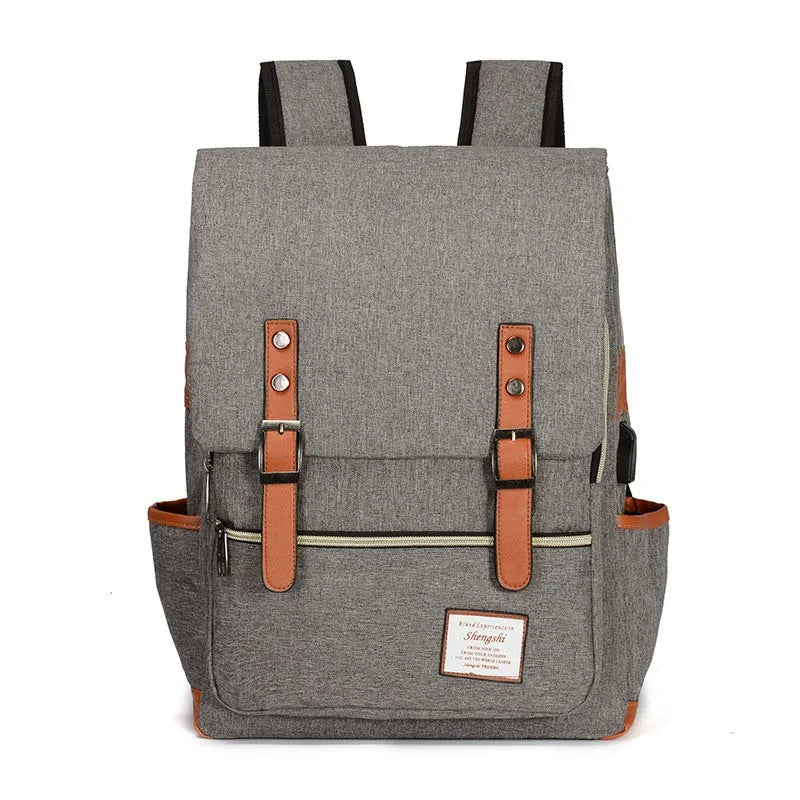 Backpack, Casual Large-Capacity Laptop Bag, Student School Bag, Multi-Functional Bag, Outdoor Travel Backpack, Unisex Bag
