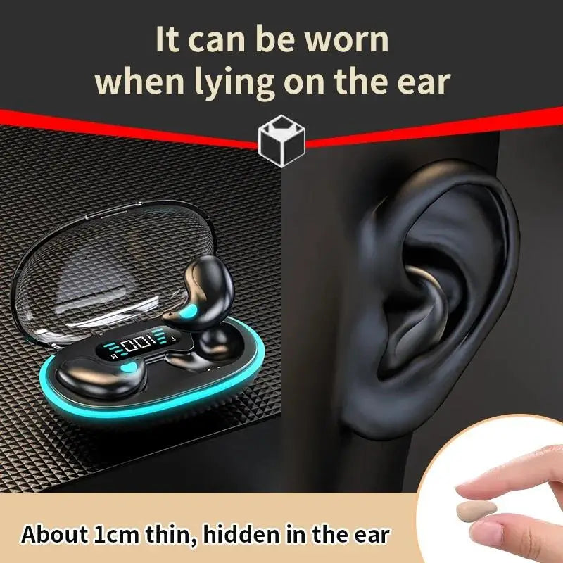 X55 Bluetooth Wireless Headphones Earbuds Ear Hooks Bluetooth Earphones Bass Noise Reduction Earbuds HiFi Stereo Headsets