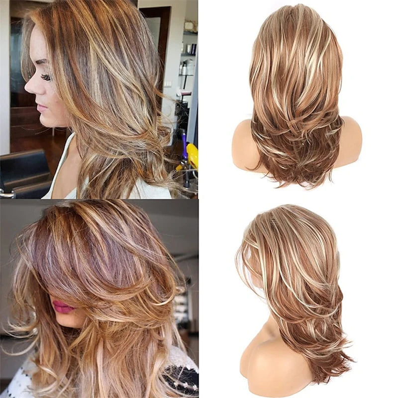 Long Blonde Layered Wig