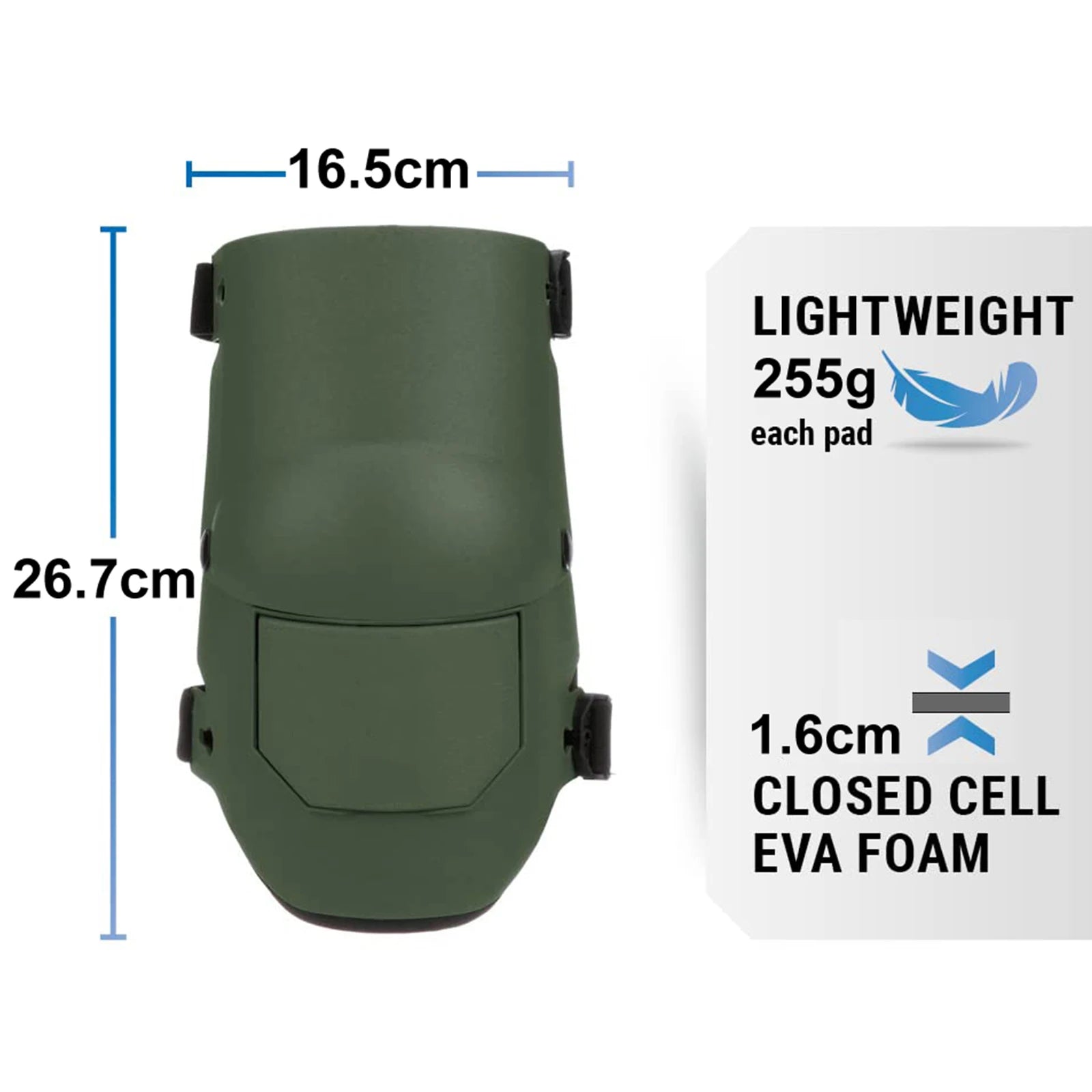 Tactical Knee Pads Protective Knee Professional Durability Gear with Comfortable Thick Foam for Combating Gardening and Outdoors