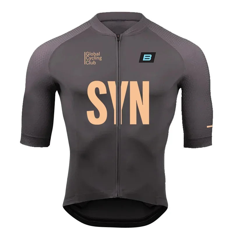 Men Summer SYN BIEHLER Cycling Jersey Set Breathable Racing Cycling Jersey Sport Mtb Bicycle Jersey Bike Cycling Clothing Suit