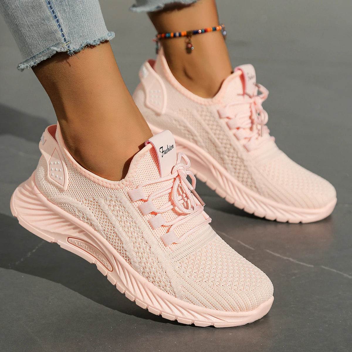women shoes casual sneaker fall new fashion leisure sports single shoes wholesale cross-border factory trend fly weaving