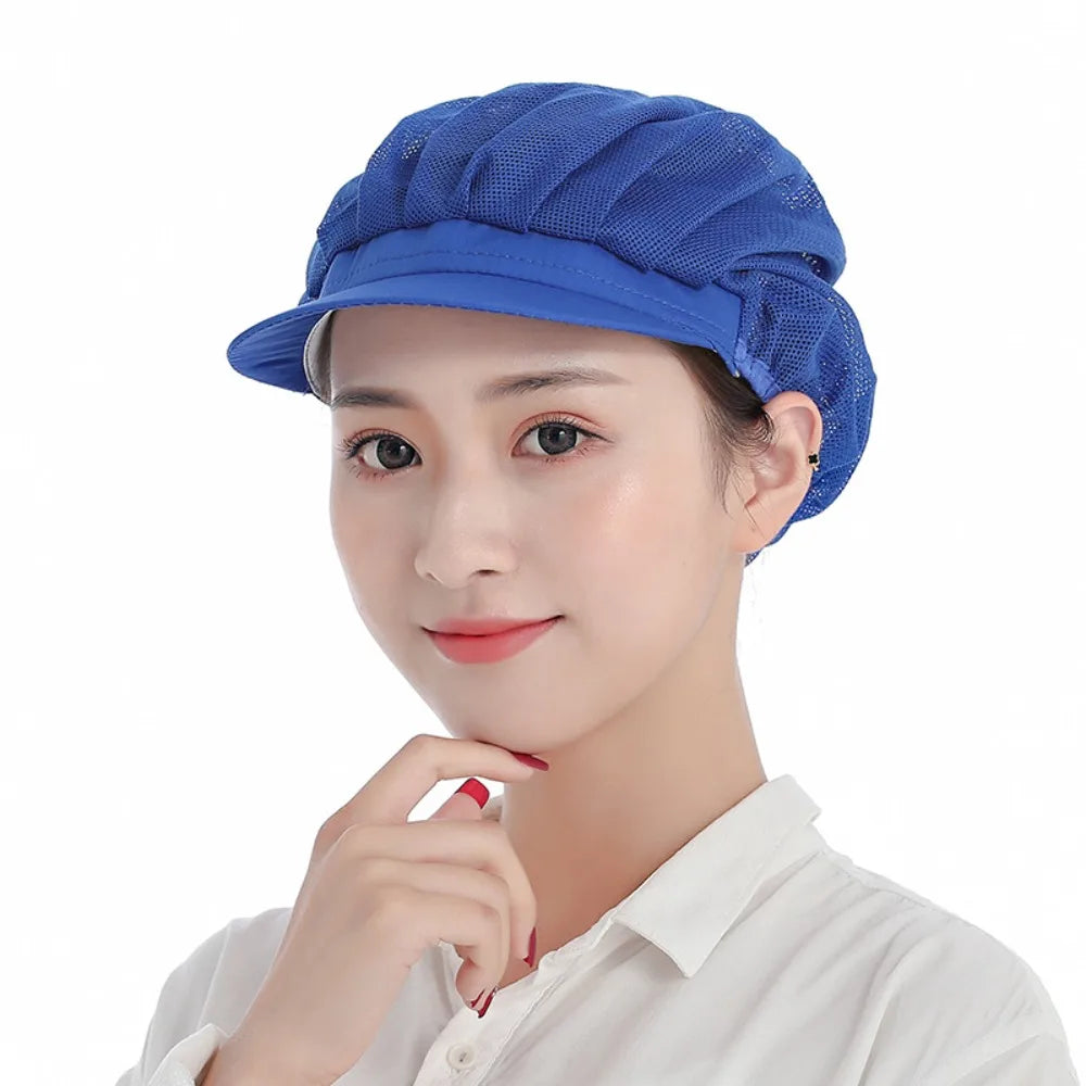 Chic Cloth Work Hat Work Wear Smoke-proof Dust Dustproof Hat Breathable Hotel Cook Cap Hotel Restaurants