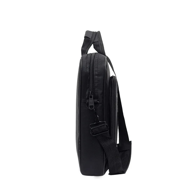 Business Laptop Bag 15.6 Inch 17 Inch Portable Nylon Computer Handbags Laptop Shoulder Simple Style Handbag Zipper Shoulderbag