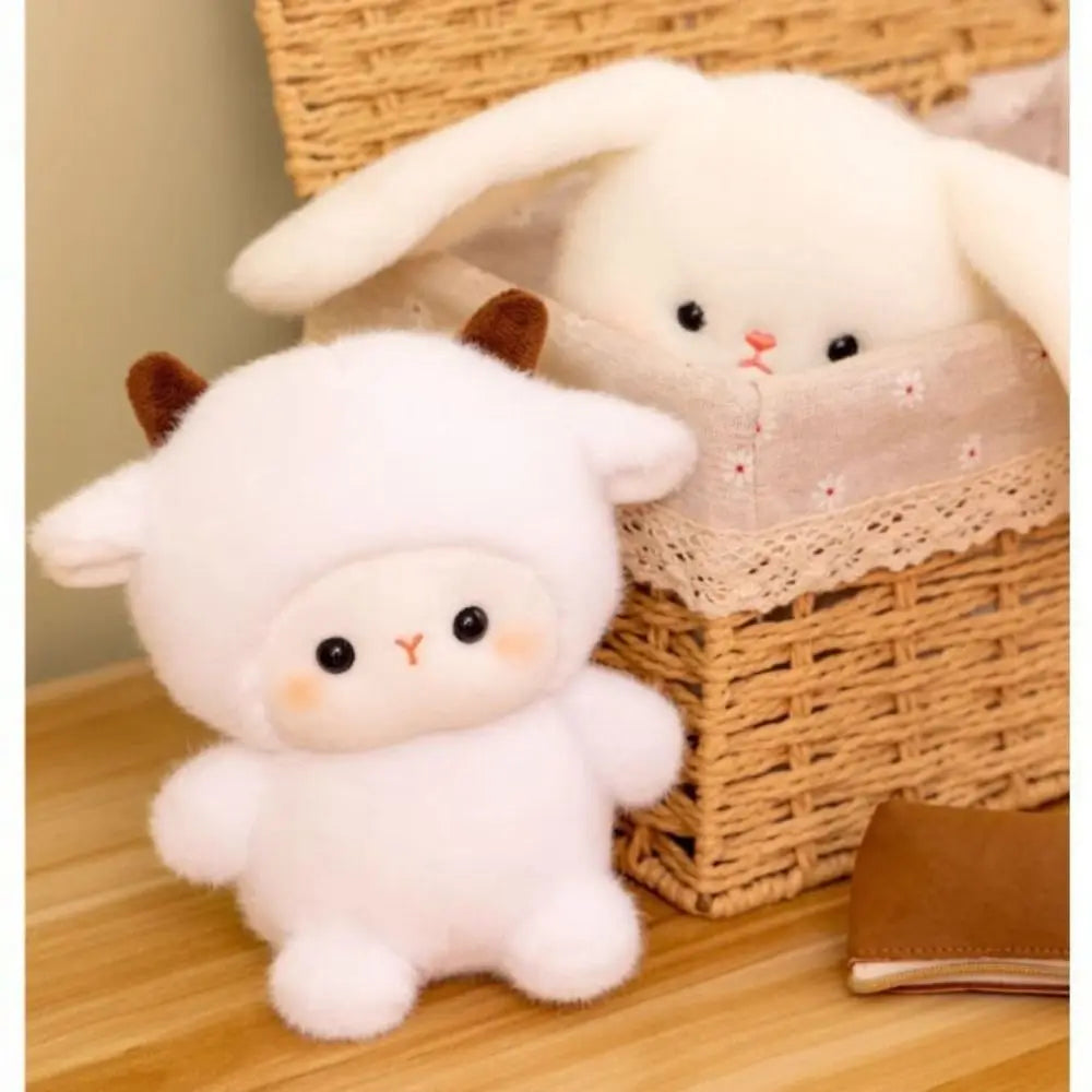 Cute 16cm Plush Companion Doll Fashion Stuffed Animal Pillow Super Soft Plush Bear Elephant Animal Plush Toy Sleeping Gift