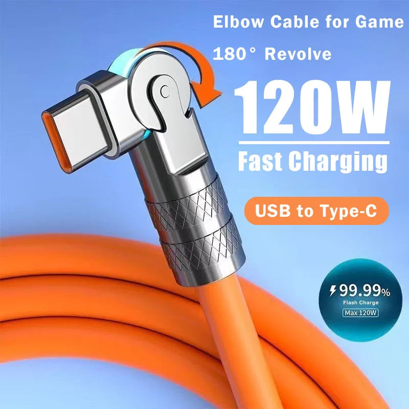 120 W roterende USB-C-kabel