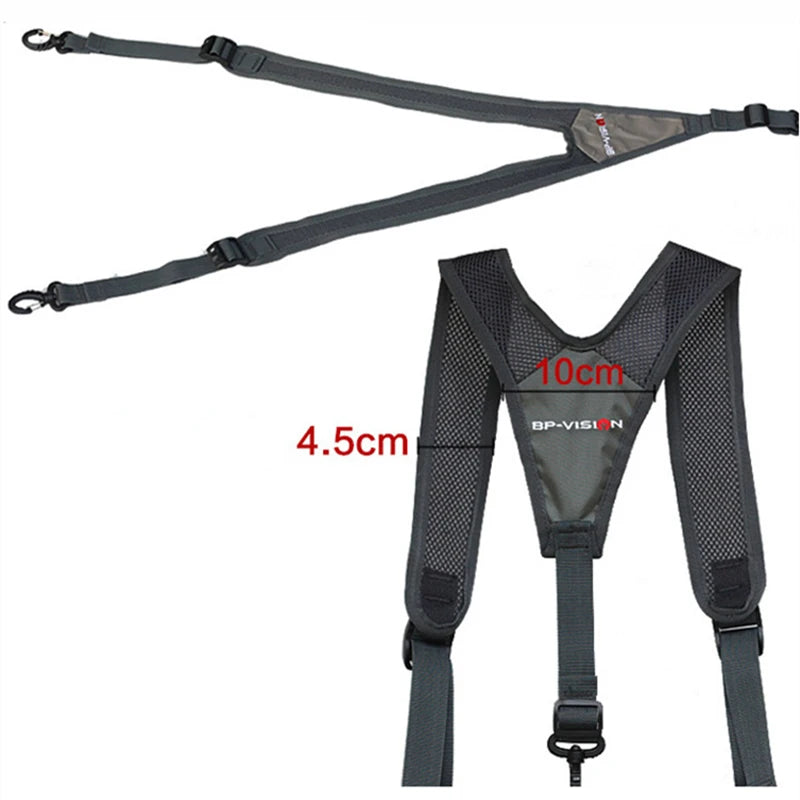 Hiking Strap Ergonomics Back Bear Polyamide Breathable Straps for Running Adjustable Buckle Outdoor Camping Accessories