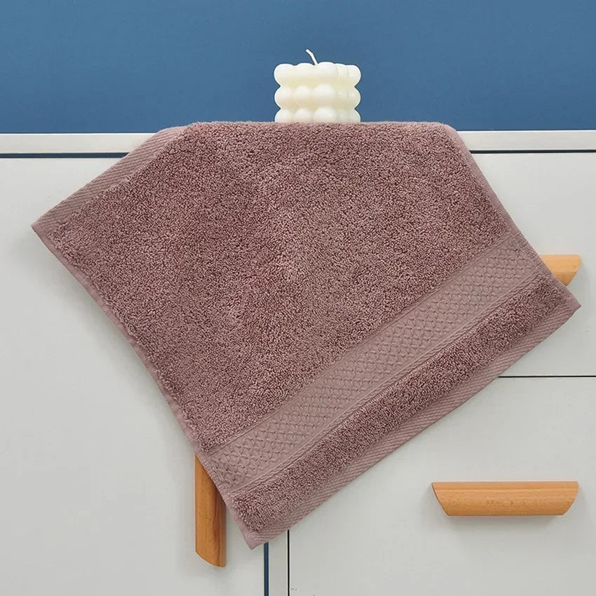 20 Colors Handkerchief Towels High Quality Cotton Small Towel Solid Color Soft Thick 34*34cm for Adults Kids Hand Towels toalhas