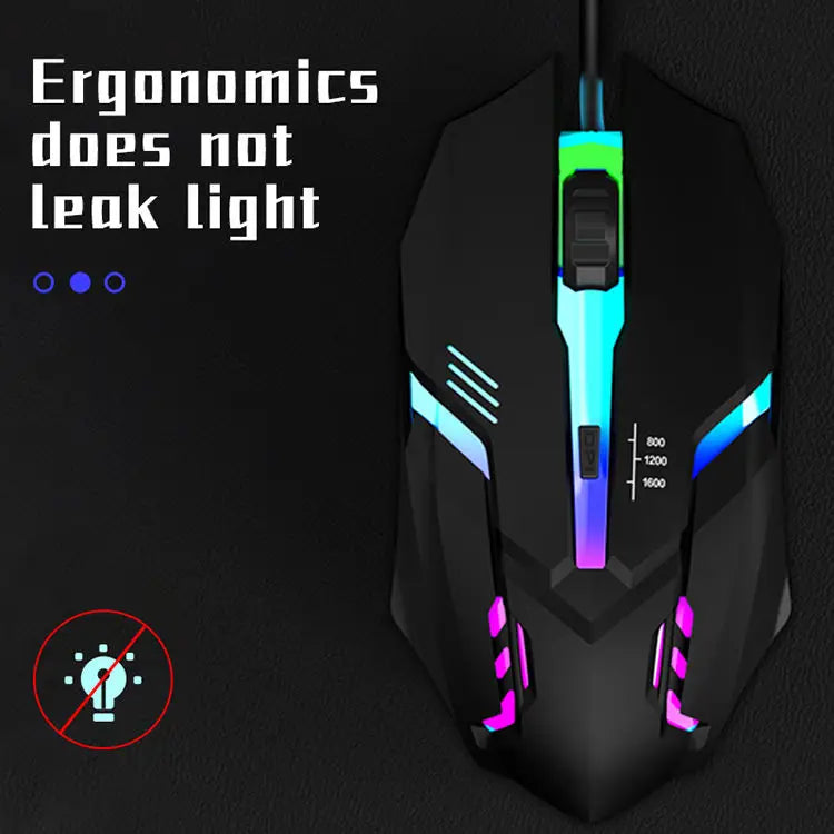 Latest High Quality Ergonomic Design Gaming Mouse Desktop Computer Laptop USB Backlit Mouse Manufacturers Hot Sale