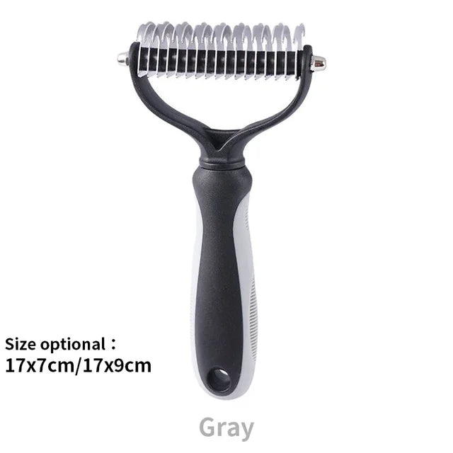 Dog Cat Hair Removal Comb Cats Brush Grooming Tool Puppy Hair Shedding Trimmer Combs Pet Fur Trimming Dematting Deshedding Brush