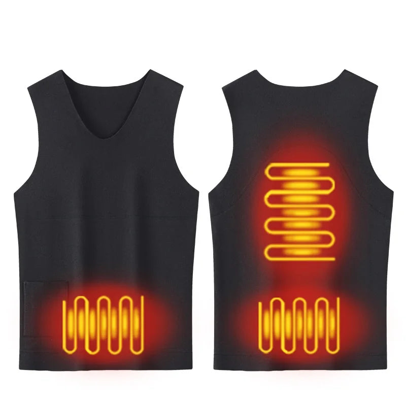 Gilet chauffant sans couture