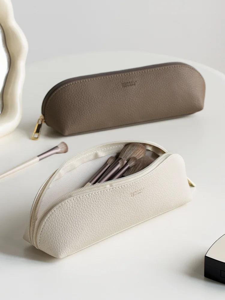 Portable makeup brush pencil bag storage bag travel makeup bag women's portable liner bag new high-end makeup bag