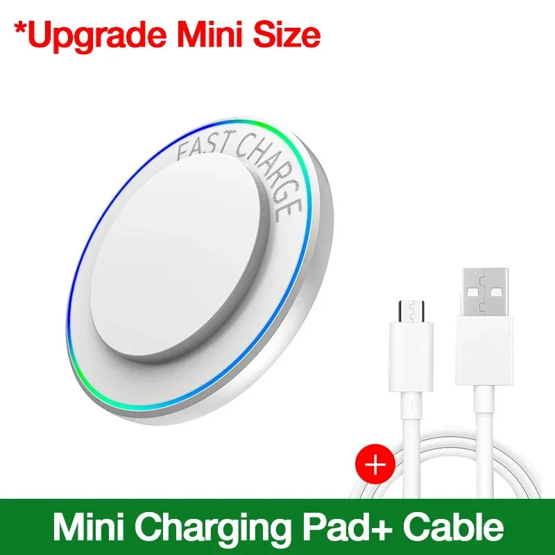 Portable Mini Desktop 100W Wireless Charger Stand Pad For iPhone 17 16 15 14 13 12 Pro Max Samsung Xiaomi Fast Charging Station