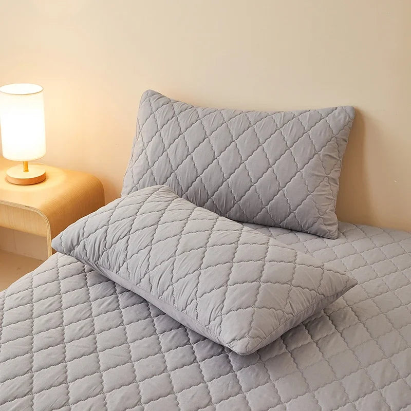 Waterproof Mattress Protector Embossed Bed Mattress Cover Soft Breathable Fitted Mattress Pad Cover 120/150/180/220x200 Washable
