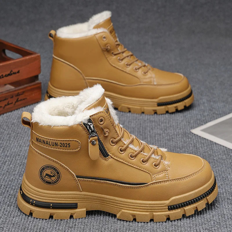 Men’s British-Style Winter Work Boots