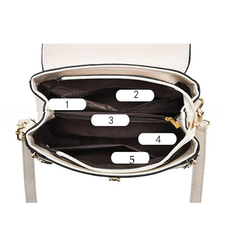 Women handbag tote shoulder Bag shoulder  luxury designer handbag women leather Printed monogram shoulder straddle bag