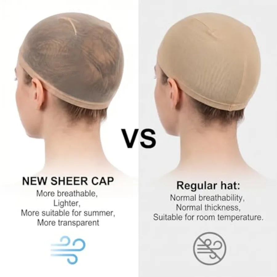20Pcs Wig Cap, Ultra Thin Wig Cap for Women, Hair Nets for Lace Front, Stocking Caps for Women