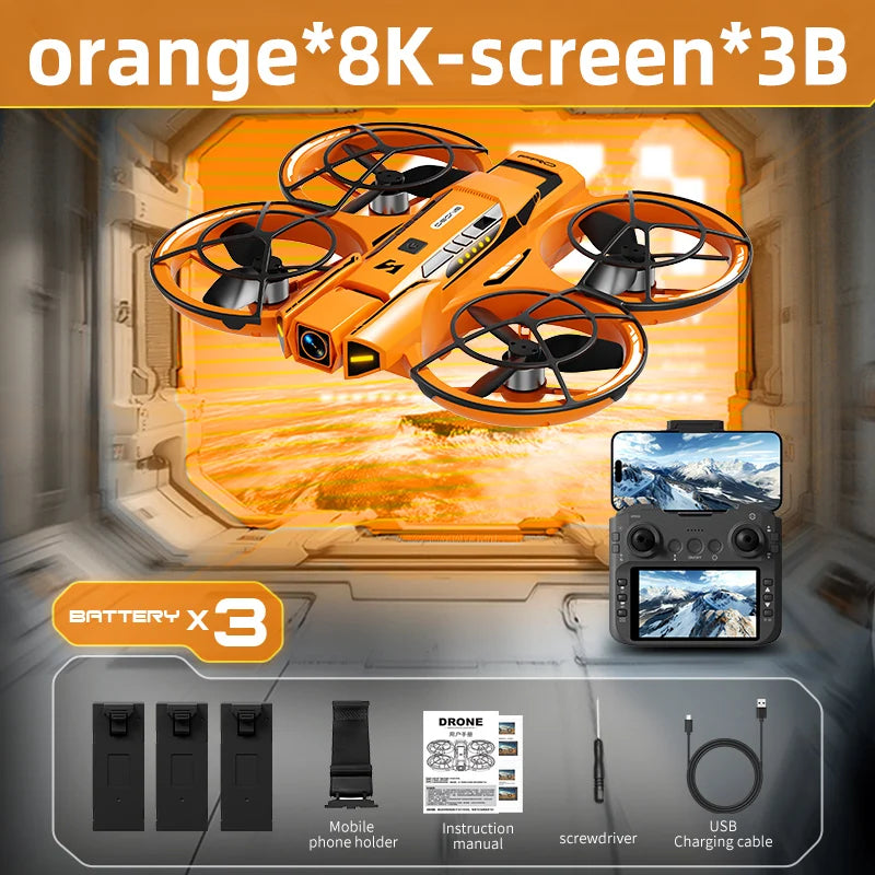 Dron Xiaomi Mijia A21 PRO 8K Profesional 4K HD Cámaras Duales con pantalla RC Motor sin Escobillas Evitación de Obstáculos Juguetes Cuadricóptero