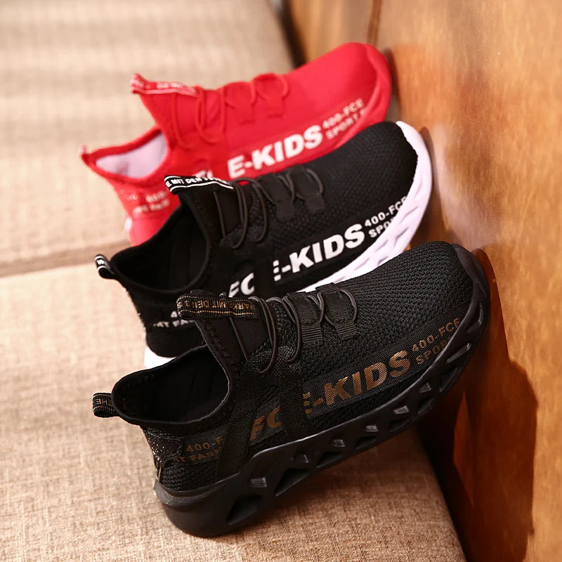 Kids Sport Shoes Fashion Sneakers for Kids Boys Girls Boys School Running Shoes Breathable Tenis Winter Lace Up 5-15 Years