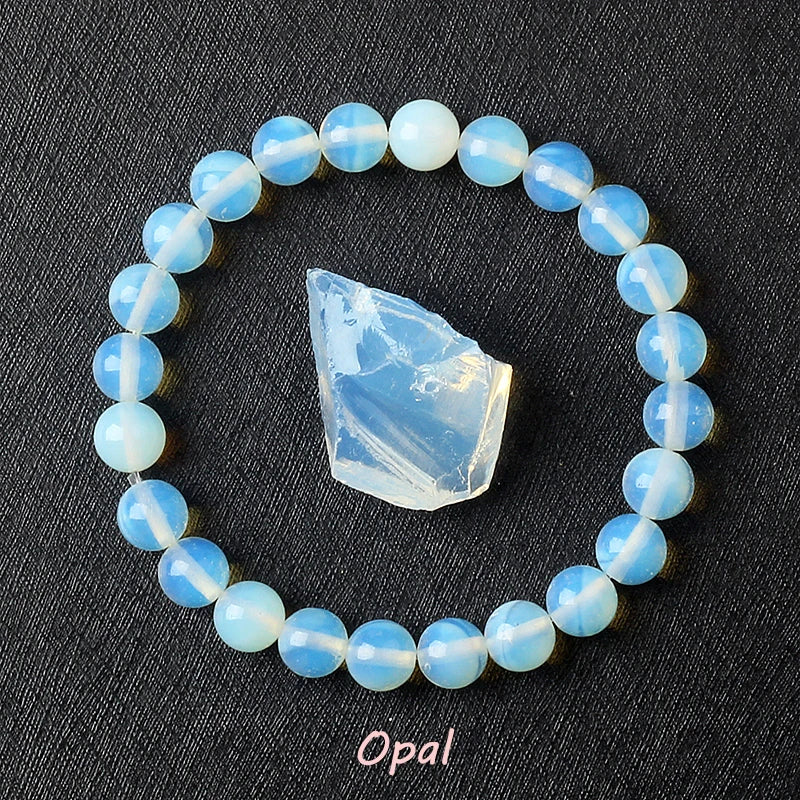 Pulsera de amatista genuina con cristales naturales para mujer, pulsera de amatista hecha de cuentas de piedra natural real, purificante para el cuerpo.