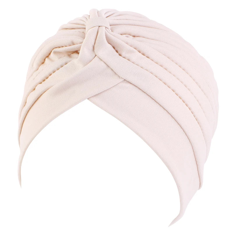 Knotted Ruffle Turban