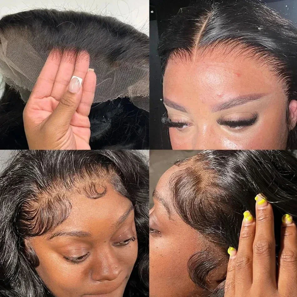 Glueless Deep Wave Bob Wig