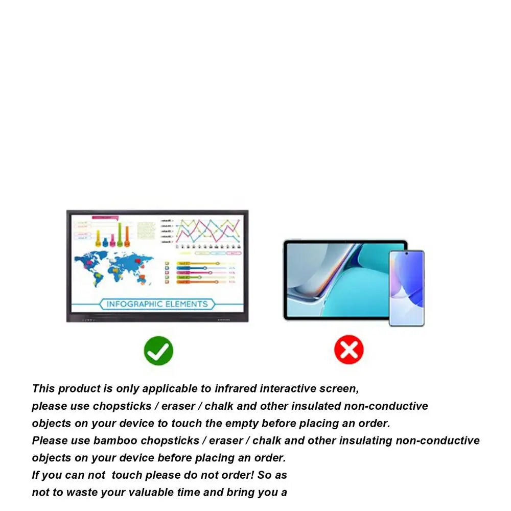 Tablet Touchscreen Pens Universal Touchscreen Pen Precision Double Tips Touchscreen Pen High Sensitive Pen For Tablets