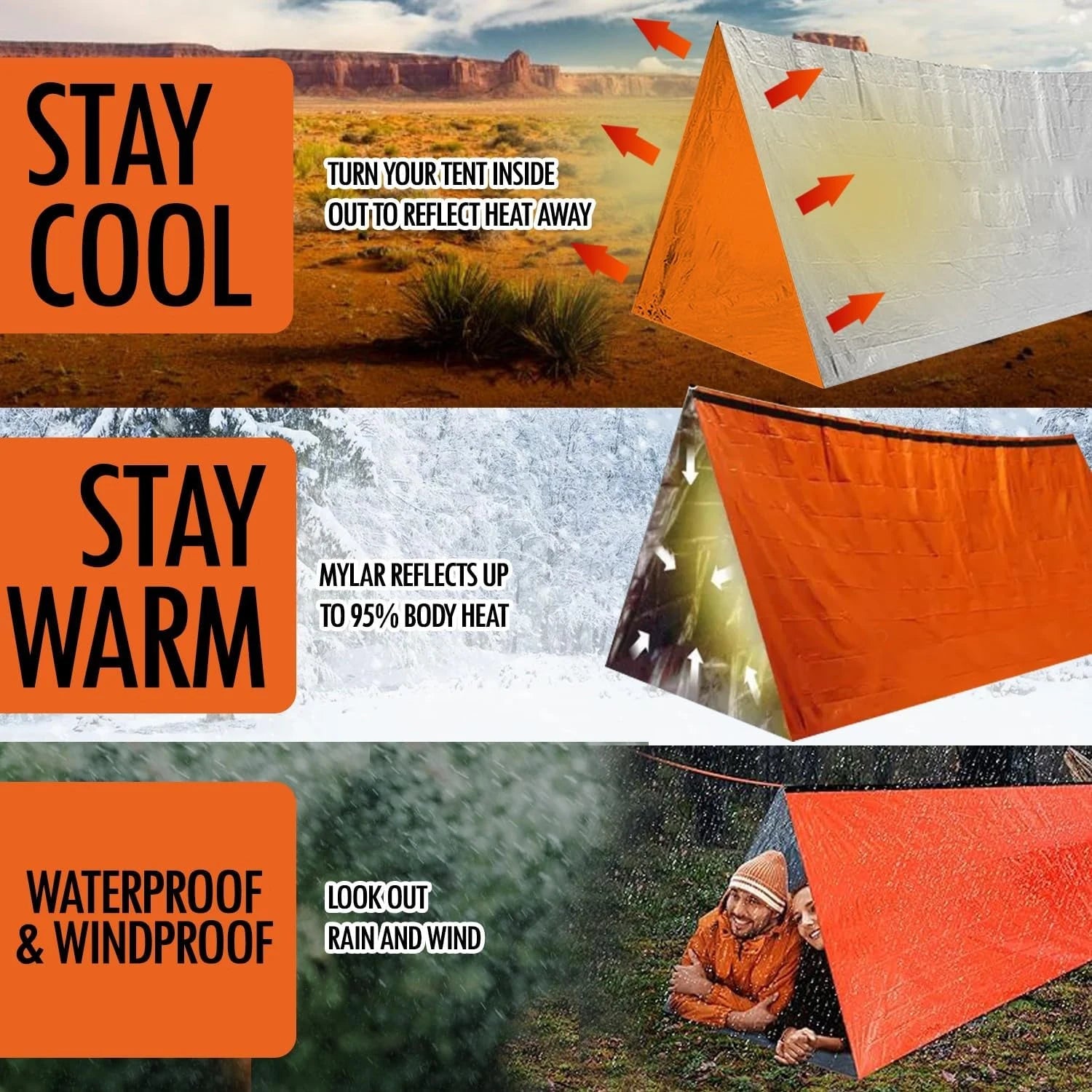Tienda de emergencia para 2 personas, tienda de campaña impermeable para acampar, de viaje, pérgola familiar, casa de campaña, tiendas turísticas, equipo y ropa geniales.