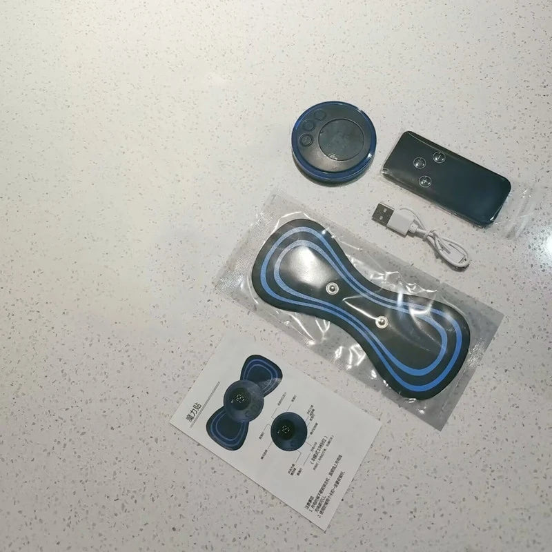 8 moduser 19 gir elektrisk puls nakkemassasje cervical ryggmuskel smertelindring verktøy skulder ben kropp mini massasje avslapningspute