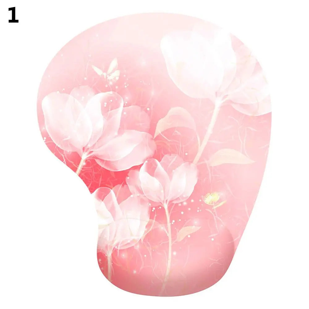Silicone Wrist Rest Mouse Pad Ergonomic Hand Support Non Slip Gaming Mice Mat Soft Mousepad For Desktop PC Laptop Computer