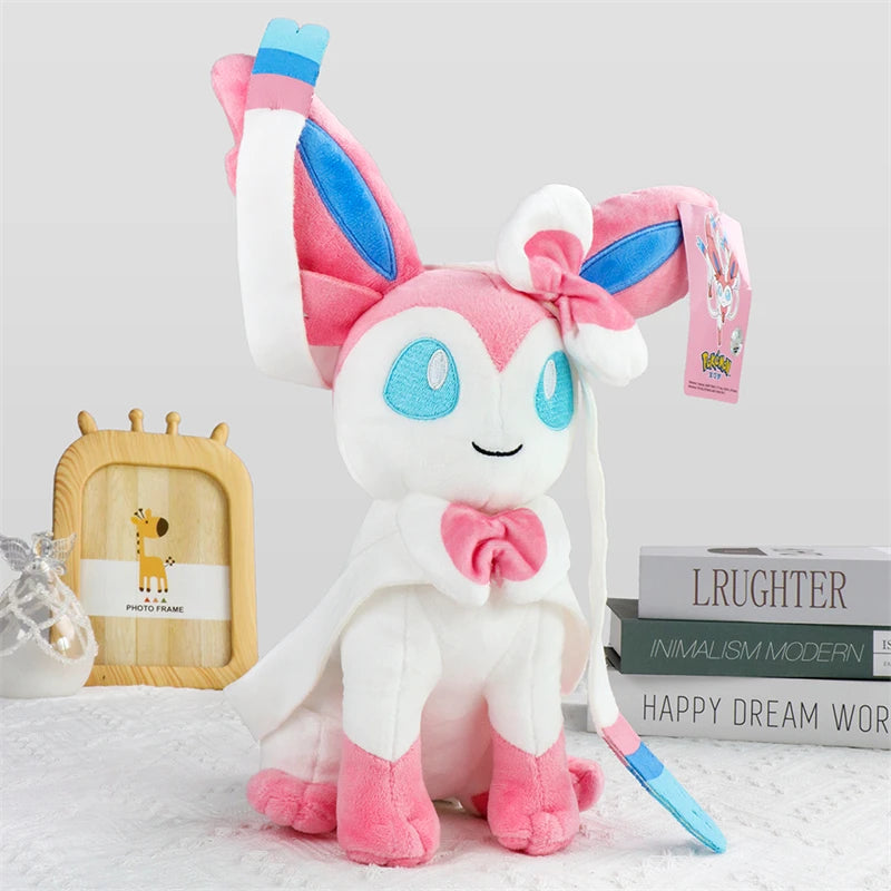Oringinal Plush Toys Eevee Evolution Sylveon Umbreon Espeon Sylveon Glaceon Jolteon Stuffed Animals Peluche Dolls Gifts