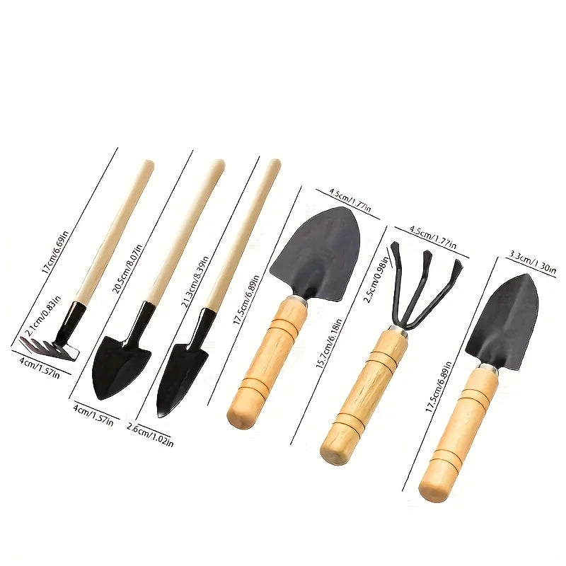 6pcs Gardening Tools for Home Use, Suitable for Growing Vegetables, Enhancing Garden Aesthetics Arranging Potted Plants Small Sh