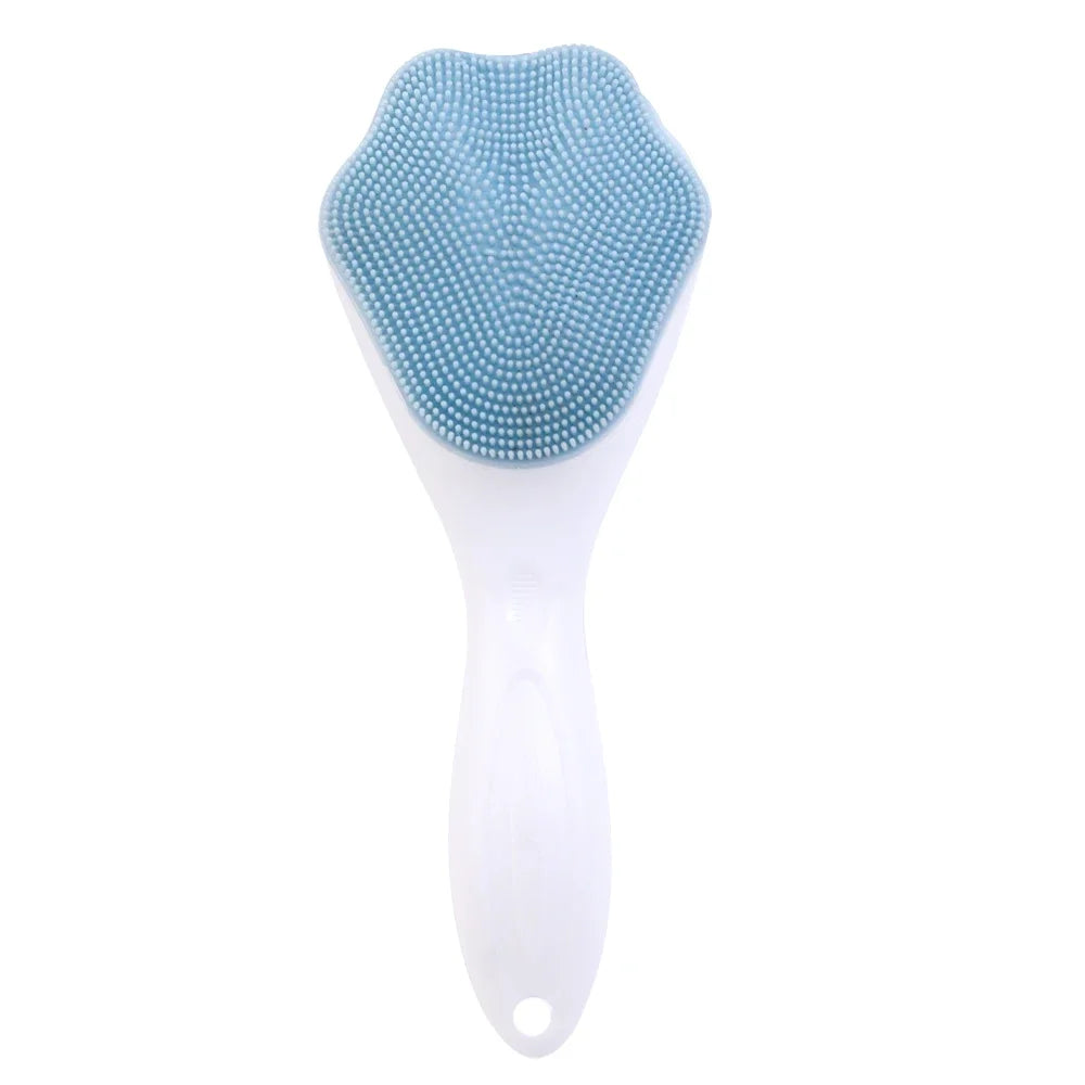 Silicone Cleaning Facial Washing Brush Face Cleanser Blackhead Removing Makeup Tool dense adhesive dot brush head Facial Brushes