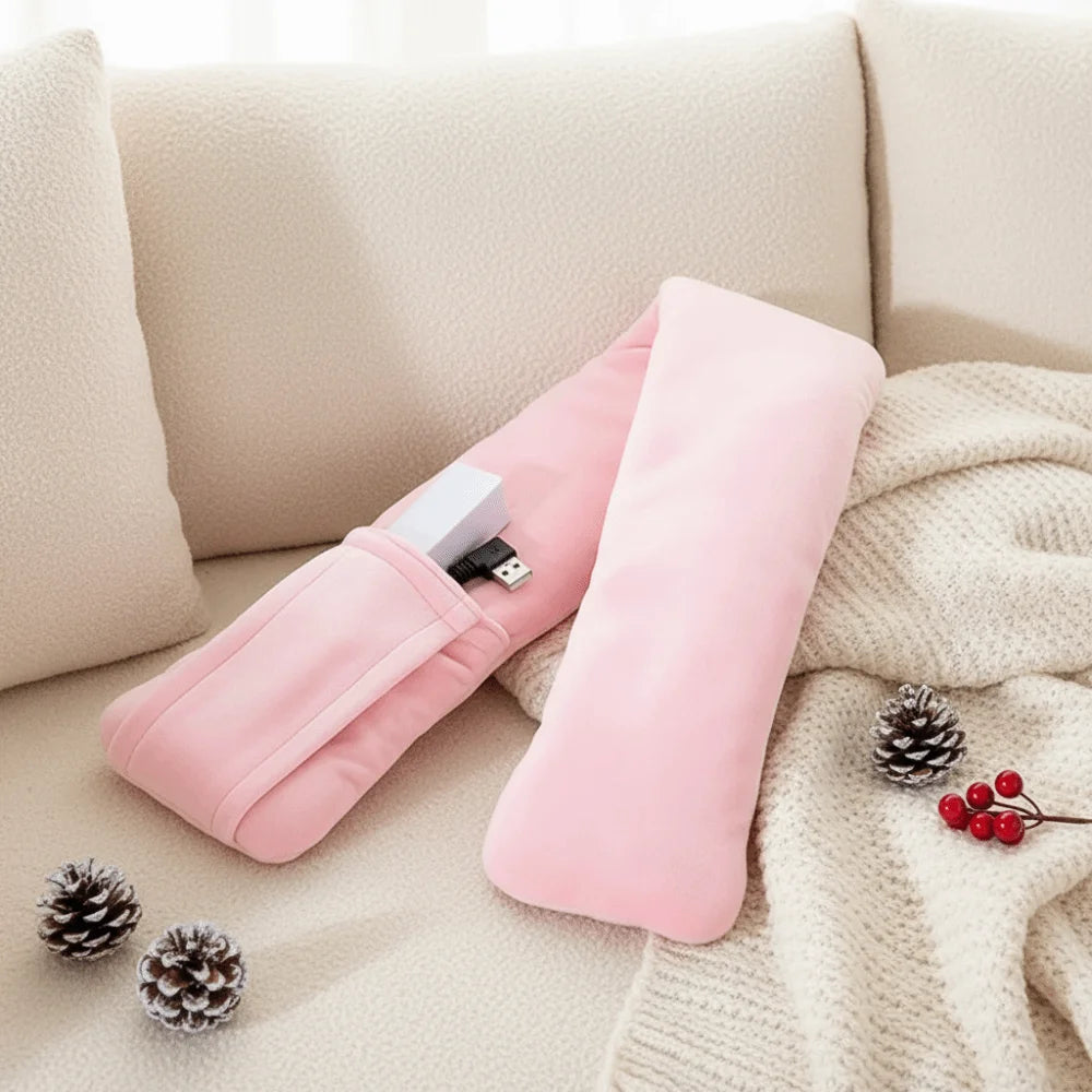 Cold-Proof Electric Heating Scarf 3 Temperature Adjustable Warm Thermal Neck Warmer Men Women Winter Outdoor Neck Wrap Warmer
